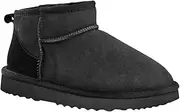 [UGG OUTBACK CLOTHING CO.] UGG Outback Premium Sheepskin Ultra Mini Boot (Black)