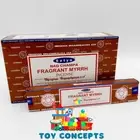 FRAGRANT MYRRH NAG CHAMPA INCENSE STICK 15g x 12 bulk pack satya scent fragrance