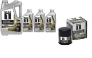 Mobil1 M1-108A Engine Oil Filter & 8 Quarts Mobil1 E/P 5W30 Full Syn. Motor Oil (for: Smart)