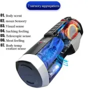 Leten Pro Automatic Piston Masturbator Male Masturbation Pussy Cup Auto Sex- Toy