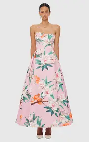 [Leo Lin] Nora Crepe Maxi Dress