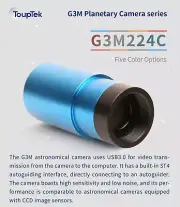 Touptek IMX224 MINI Guide Star Astronomical Planetary Camera USB3.0 ST4#G3M224C