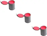 Vaguelly 3pcs Box Silent Dice Cups Double Layered Dice Game Box for Ktv Bar Dice Shaking Cup Set Dice Home Party Supplies
