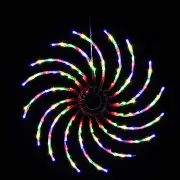 Christmas Motif Lights LED Spinner Light Waterproof Colourful