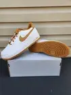 Nike Air Force 1 Low Kids White Desert Ochre - SIZE 6.5 Y / 8 WOMENS