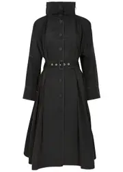 High Inquisitive Belted Shell Coat - Black - 48 (UK16 / XL) 48 (UK16 / XL)
