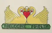 WELCOME FRIENDS SUNCATCHER (SWAN SUNCATCHERS)