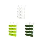 Vertical Wall Hanging Planter Window Box for Flowers Deck Railing Fruits