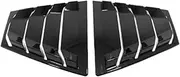 Compatible For Toyota Corolla Sedan 2019 2020 2021 2022 ABS Black Rear Window Louver Cover Side Vent Trim Car Accessories
