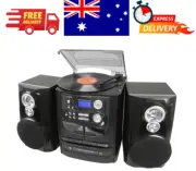 Hi-Fi Stereo System w/ Multi CD Player Dual Cassette Tape and FM AM Radio NEW AU