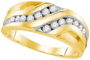 1/2CTW-Diamond MENS FASHION BAND
