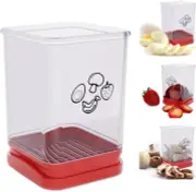 Fruit Slicer Cup, Speed Cutter for Strawberry Banana Grape Egg, Stainless Steel