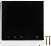 Home Thermostat LCD Display Touch Screen Thermistor Temperature Sensor Air Conditioner Control Panel for Residential ABS Material 207g