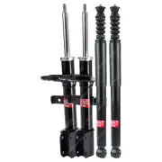 Front + Rear KYB EXCEL-G Shock Absorbers for RENAULT Clio MKIII I4 FWD Hatch