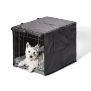 Snooza – Dog 2 in 1 – Convertible Crate Cover Grey