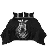 Spotlight Zebra Coverlet