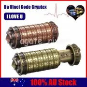 Da Vinci Code Cryptex Interesting Games Brain Teaser Lock Puzzle Toy Xmas Gifts