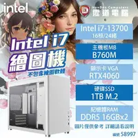 在飛比找樂天市場購物網優惠-【hd數位3c】【Intel i7 繪圖專用主機】i7-13