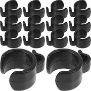 BESTonZON 20pcs Mic Cable Storage Clip Durable Phone Stand Holder Lightweight and Portable Cord Clip for Microphone Stand Easy Installation Sturdy Material for Live Streaming Setup