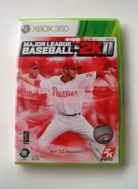 在飛比找Yahoo!奇摩拍賣優惠-XBOX360 美國職棒大聯盟 MLB 2K11 英文版