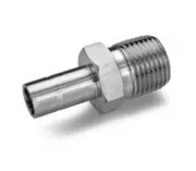 3/8 Tube x 1/8 MNPT 316ss Adapter Fitting HAM-LET 739LMSS3/8X1/8