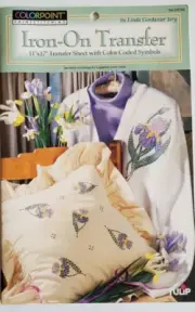 Tulip ColorPoint Iron-On Transfer by Linda Gordanier Jary, Iris CST02