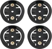 4PCS Bicycle Fixed Base Computer Mount Insert Kit Base Adaper Hole Spacing 20mm Compatible with Garmin Front Bike Mount?Black