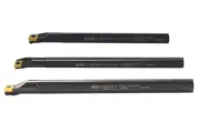 SHARS 3PC SCLCR INDEXABLE BORING BAR SET 5/16 3/8 5/8+ 3 CCMT INSERTS $70 OFF P]