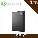 SEAGATE ONE TOUCH SSD 1TB 外接SSD(高速版) -極夜黑(STKG1000400)