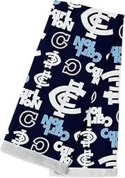 AFL Team Supporter Cotton Tea Towel - Carlton Blues - 40cm x 60cm