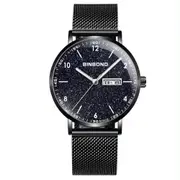 Waterproof Ultra-Thin Quartz Luminous Starry Watch - 30M