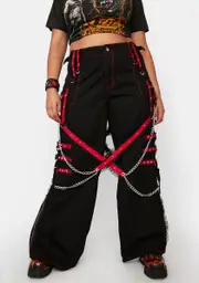 [Tripp NYC] Plus Midnight Dark Street Chain Pants