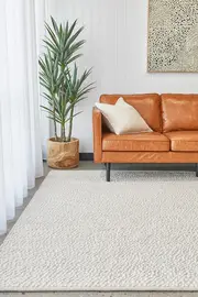 Textile White Rug