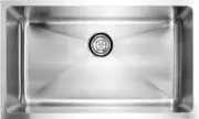Fluid USR3219 Arc Undermount Kitchen Sink Single Bowl Stainless Steel 32" 32x19