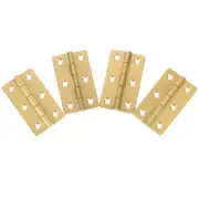 4 Pcs Small Hinges Drawer for Cabinet Doors Concealed Piano