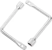 SOESFOUFU 2 Pcs Triangle Wrench Zinc Alloy Key Tool for Electrical Cabinets Elevators Water Meters Valves Plumber Maintenance