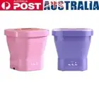 Foldable Washing Machines Household Mini Small Portable Washer for Baby Clothes