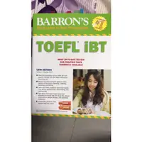 在飛比找蝦皮購物優惠-TOEFL iBT講義 Barron’s 15th edit