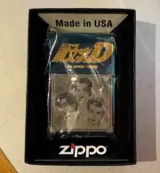 Initial D Zippo Oil Lighter Not for sale Limited Kodansha Manga with Box JAPAN