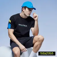 在飛比找momo購物網優惠-【NAUTICA】男裝 COMPETITION簡約拼接短袖T