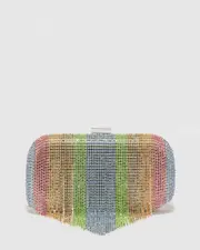 Multi Colour Tahlia Fringe Clutch Bag