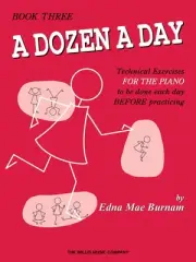 A Dozen a Day Book 3 for Piano Intermediate Lessons Learn to Play Willis Music