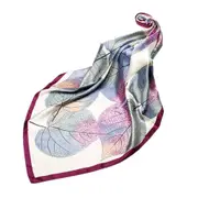 2PCS Silk Scarf 90*90cm Foulard Bandana Long Large Shawls Wraps Winter Neck Scarves Pashmina Lady Hijab