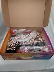 Impala Leopard Quad Rollerskates, Size 9. BRAND NEW IN BOX.