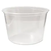 Fabrikal RD16 Recycleware Round Deli Container, 16 Oz, 4.6" Diameter X 3" H,
