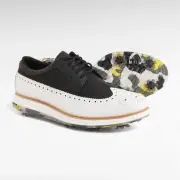 Cole Haan ZeroGrand OG Tour Men's Golf Shoes Cleats Waterproof Tuxedo Wingtip