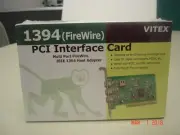 VITEX MULTIPORT FIREWIRE IEEE 1394 PCI HOST ADAPTER CARD NEW SEALED !
