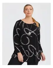 [Taking Shape] Foil Atlas Tunic Print