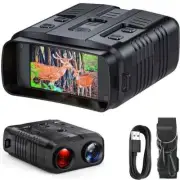 R19 Digital Night Vision Binoculars 1080P 3W Recorder Full Dark 300m for Hunting