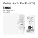 【iMOS】9H強化玻璃保護貼 Apple iPad Air / Air 2 / iPad Pro 9.7吋 平板